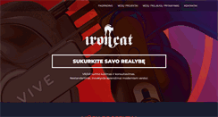 Desktop Screenshot of ironcat.lt